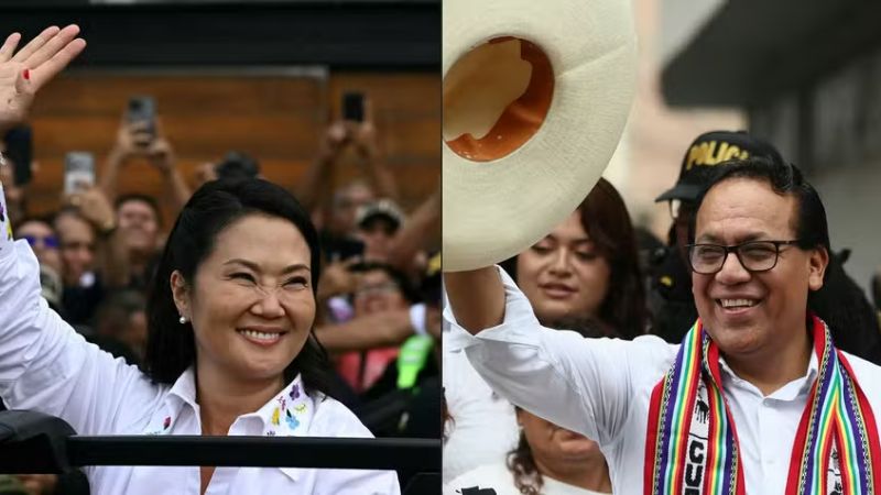 Eleições no Peru: Roberto Sánchez vira sobre Keiko Fujimori com quase 94% das urnas apuradas