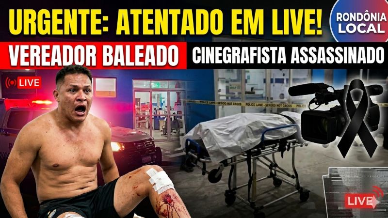 Terror em Mossoró: Vereador Cabo Deyvison sofre atentado durante live; cinegrafista é assassinado