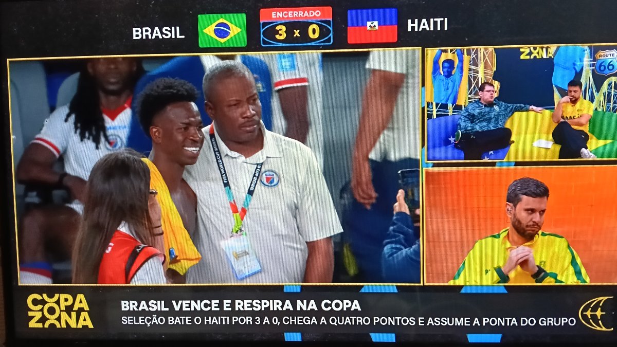 Brasil domina o Haiti e assume a liderança do Grupo C na Copa do Mundo
