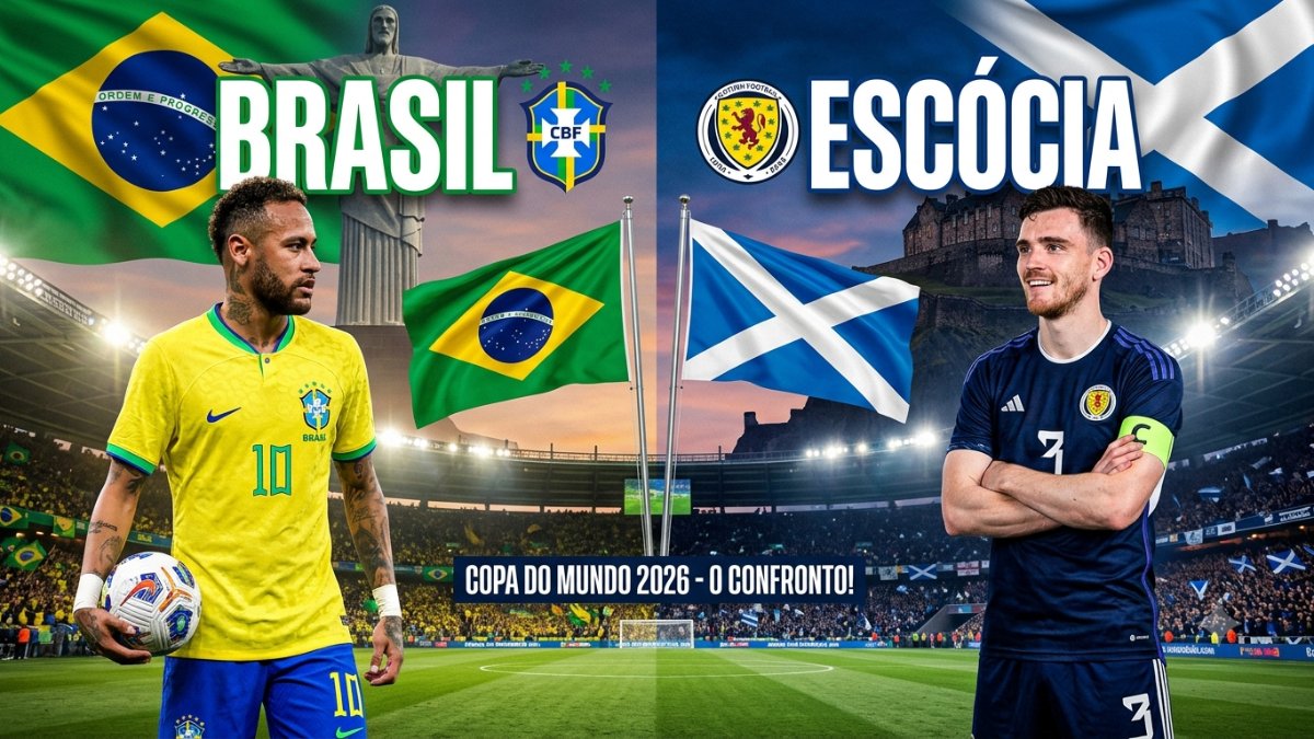 Brasil enfrenta a Escócia hoje em busca da liderança do Grupo C na Copa do Mundo