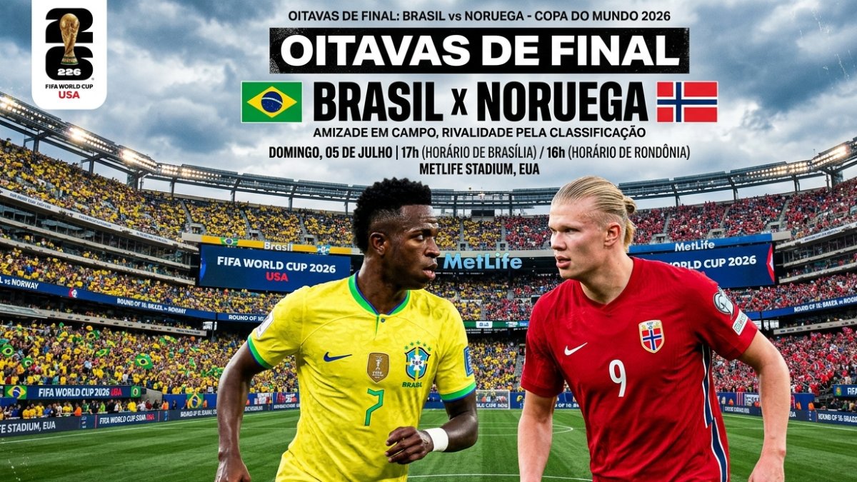 Brasil e Noruega Duelam por Vaga nas Quartas de Final da Copa do Mundo neste Domingo